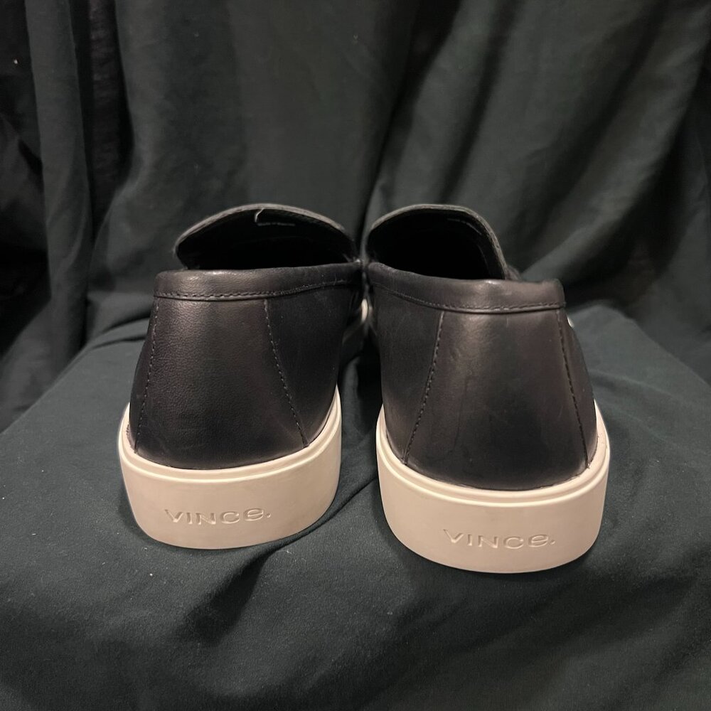 -NWOT- VINCE TARO LOAFER IN BLACK SZ 11 - Picture 10 of 11